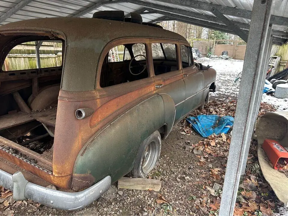 1951 chevrolet station wagon "tin woody"