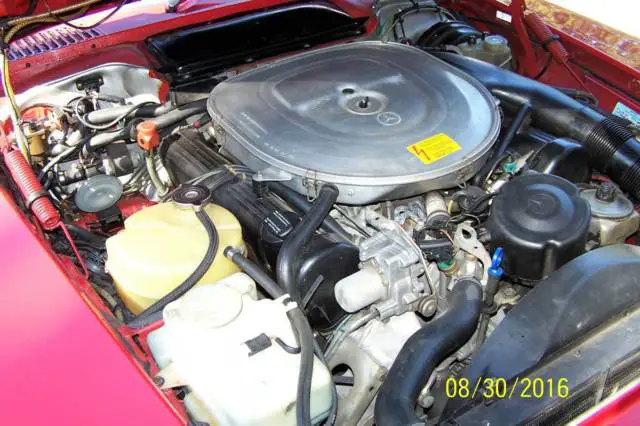 1989 mercedes benz 560sl signal red, celebrity history! nice car