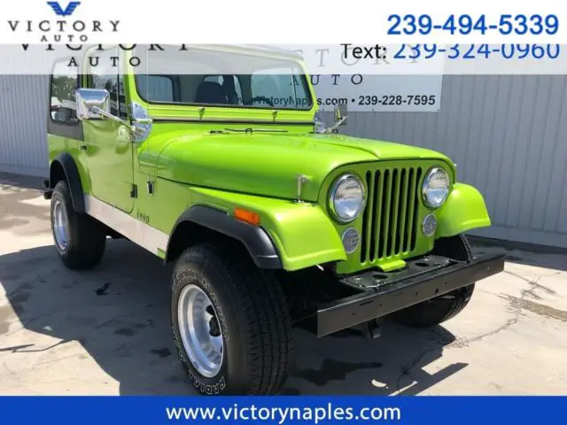 1978 jeep cj-7 green 304 v8 manual