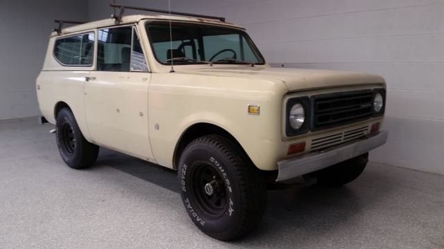 1977 international scout ii 4x4 345 v8 ac auto rust free california truck