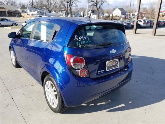 2012 chevrolet sonic 2lt