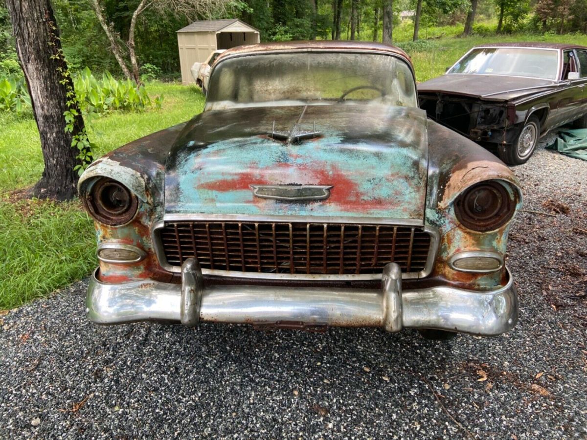 1955 chevrolet belair / 150 / 210 project car ratrod hotrod clean title