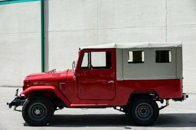 1973 toyota fj cruiser 8500 miles red convertible i6 3.9l manual 4-speed