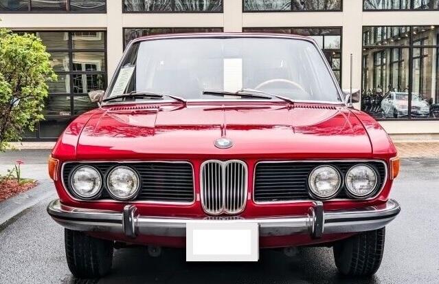 1971 bmw 2500 e3 automatic red 70524 miles