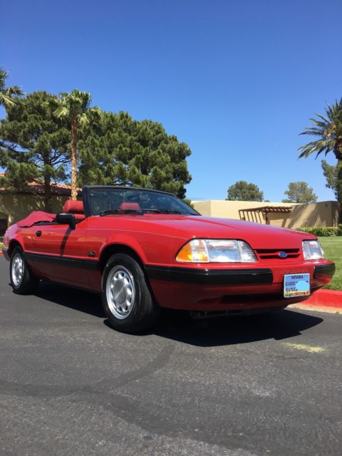 1989 mustang lx 5.0 convertible 5speed manual 60k original miles