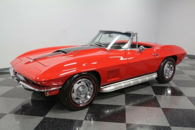 classic vintage chrome stinger hood vette convertible chevy bbc