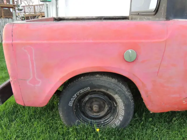 1968 international scout 800 series 4 x 4 with original snow blade