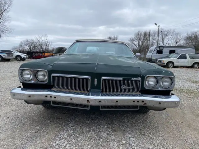 1973 oldsmobile 88 convertible green rwd automatic royale