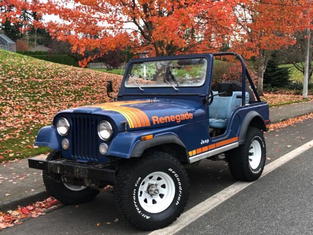 1979 jeep cj5 suv blue 4wd manual renegade