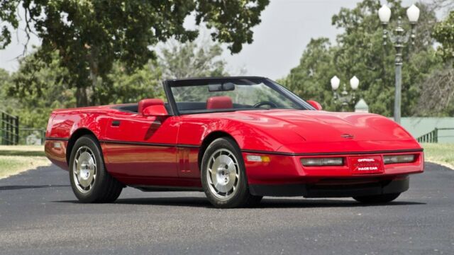 1986 chevrolet corvette pace car only 8,000 miles 2d convertible 5.7l automatic