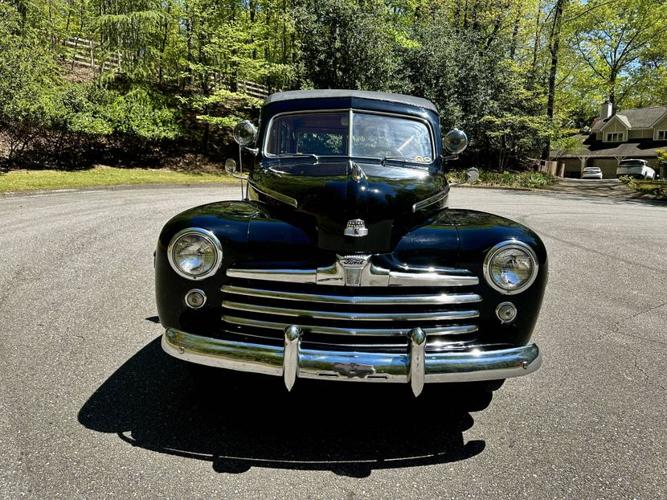 postwar woodie: 1947 ford super deluxe station wagon in roswell, georgia