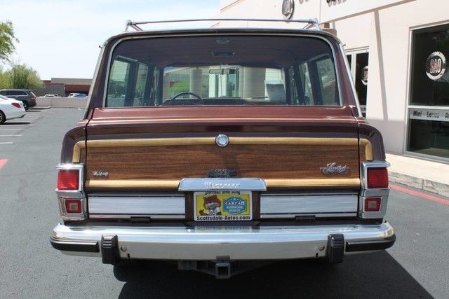 1981 jeep wagoneer limited 4x4 99702 miles chestnut brown metallic suv 5.9l 2-ba