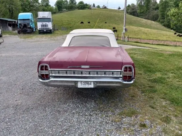 1968 ford ltd convertible red rwd automatic