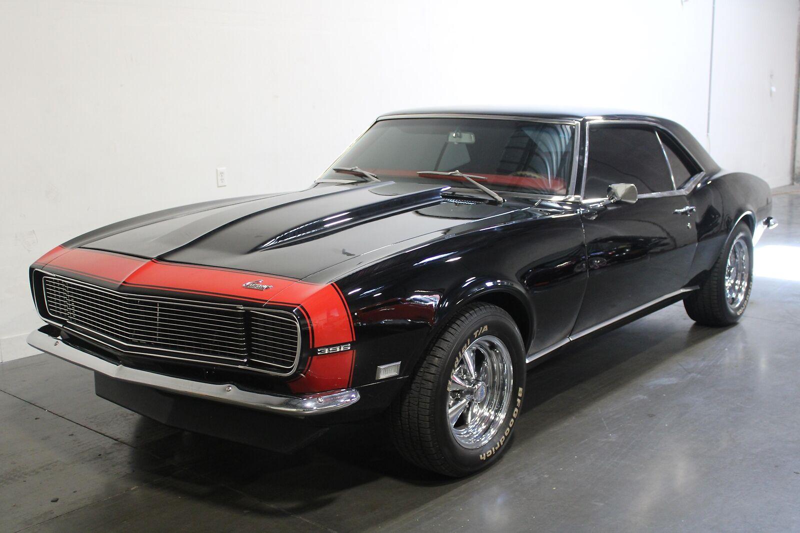 1968 chevy camaro black manual 5 speed transmission 396 big block