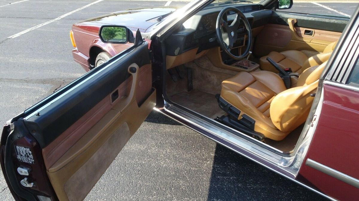 1985 bmw 635csi manual