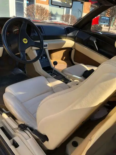 1990 ferrari 348ts 15k miles, schedoni luggage set, books, records