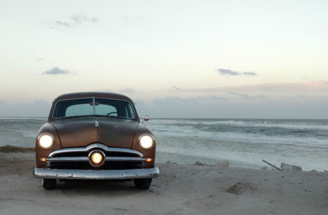 1949 ford club coupe, solid patina, new engine, interior, glass,chrome, brakes