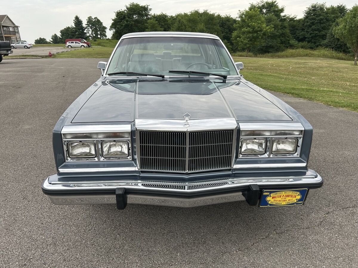 1987 chrysler fifth avenue sedan blue