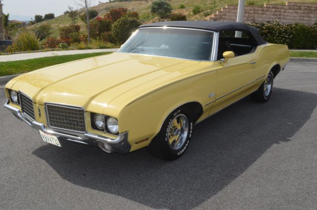 1972 oldsmobile cutlass supreme convertible no reserve!!!