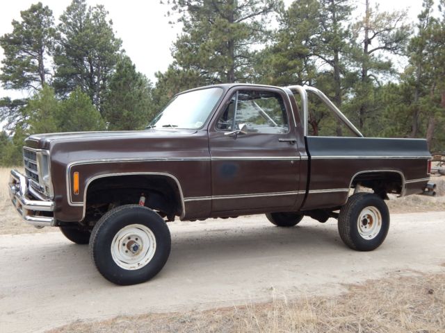 1979 chevrolet 1/2 ton shortbed bonanza 4x4, one owner, 129k orig.mi.no reserve!