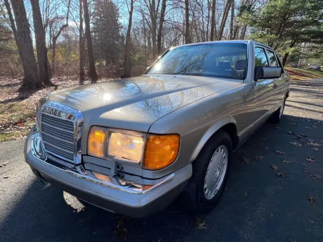 1989 mercedes-benz 420sel sedan brown rwd automatic sel