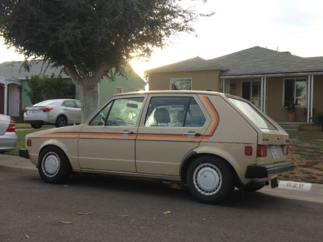1980 volkswagen rabbit diesel "l" early westy