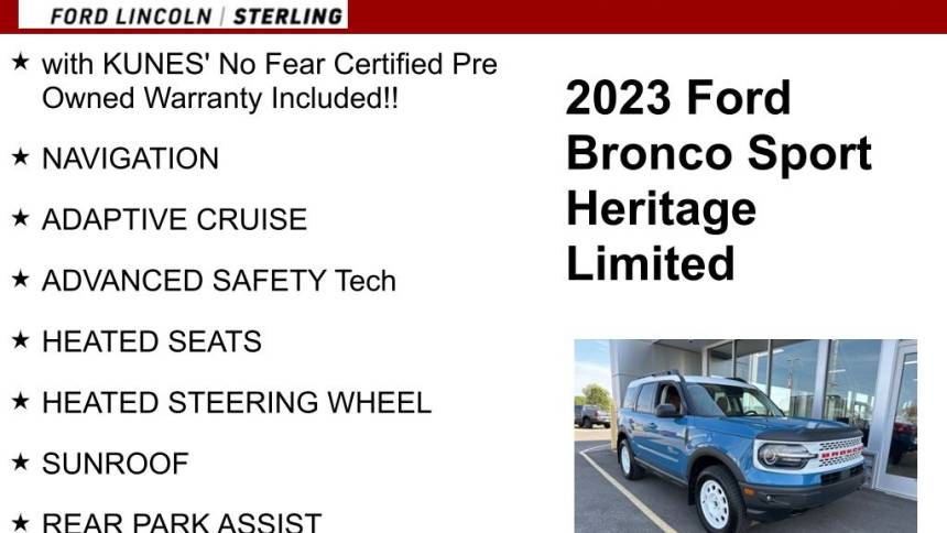 2023 ford bronco sport heritage limited