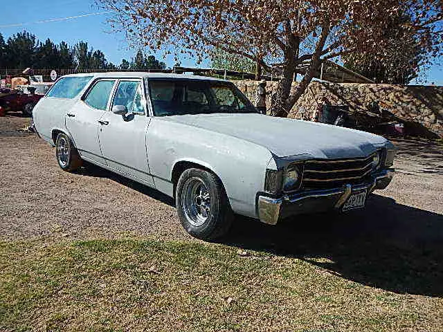 1971 chevelle station wagon big block 402 a/c & smog project car 1970 1972