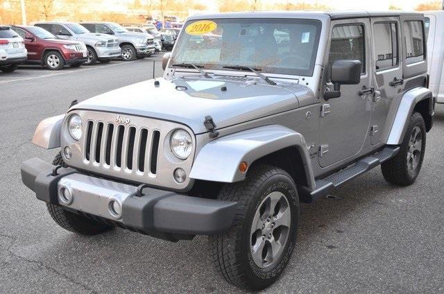 2016 jeep wrangler unlimited sahara 4x4 sahara 4dr suv for sale in chicopee, massachusetts