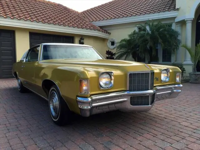1972 pontiac grand prix model j coupe 43k miles 1-owner barn find