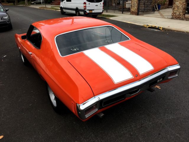 1970 chevelle ss tribute - no reserve - 350 v8, disc brakes, ps, hugger orange