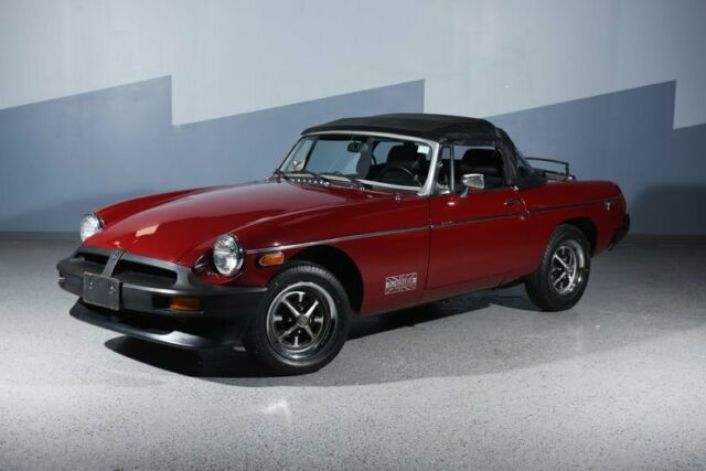 1977 mg mgb 82111 miles marron convertible 1.8 liter i4 4 speed with overdrive