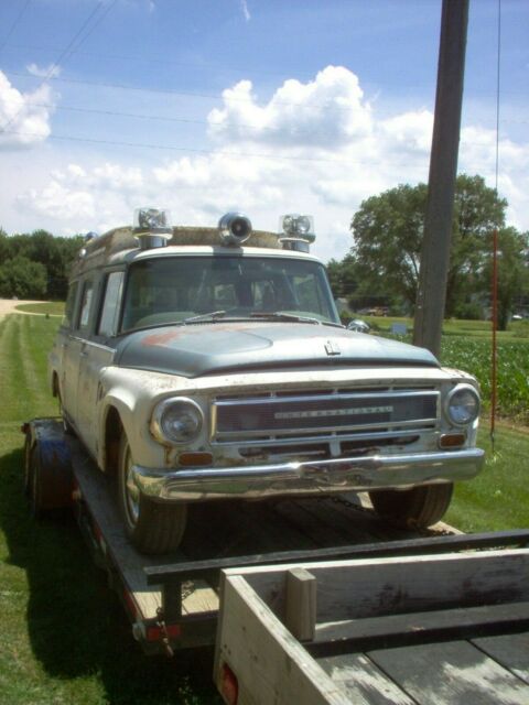 rare 1967 international harvester travelall ambulance project