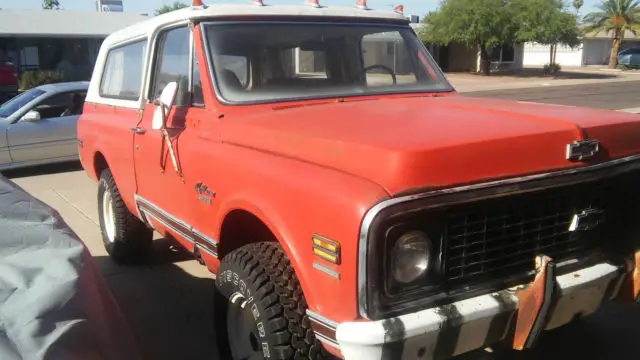 1970 chevrolet cst k5 blazer 4x4 project hugger orange located in arizona