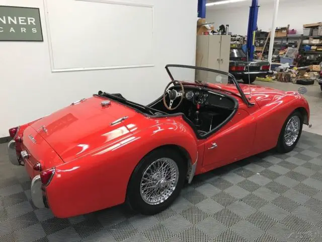 1963 triumph tr3b roadster. late "tcf" series. nice driver condition car
