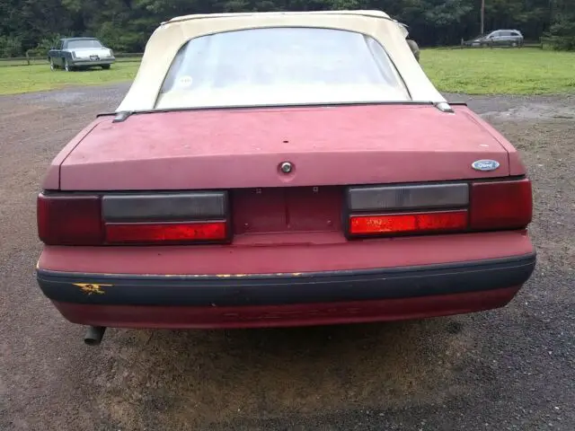 1988 mustang classic lx - series convertible