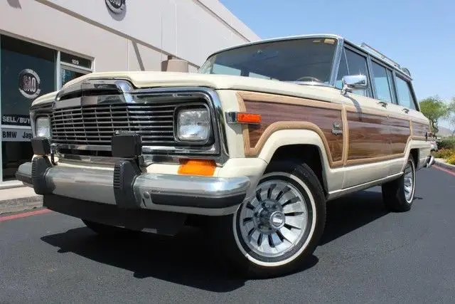 1984 jeep grand wagoneer limited 4x4 grand 95609 miles almond beige suv 5.9l 360