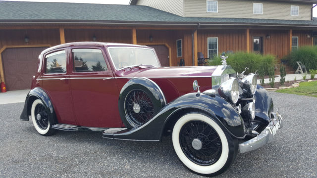 1937 rolls royce saloon 25/30 thrupp and maberly rhd beautiful elegance