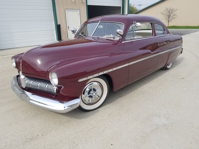 1951 mercury coupe shaved and frenched