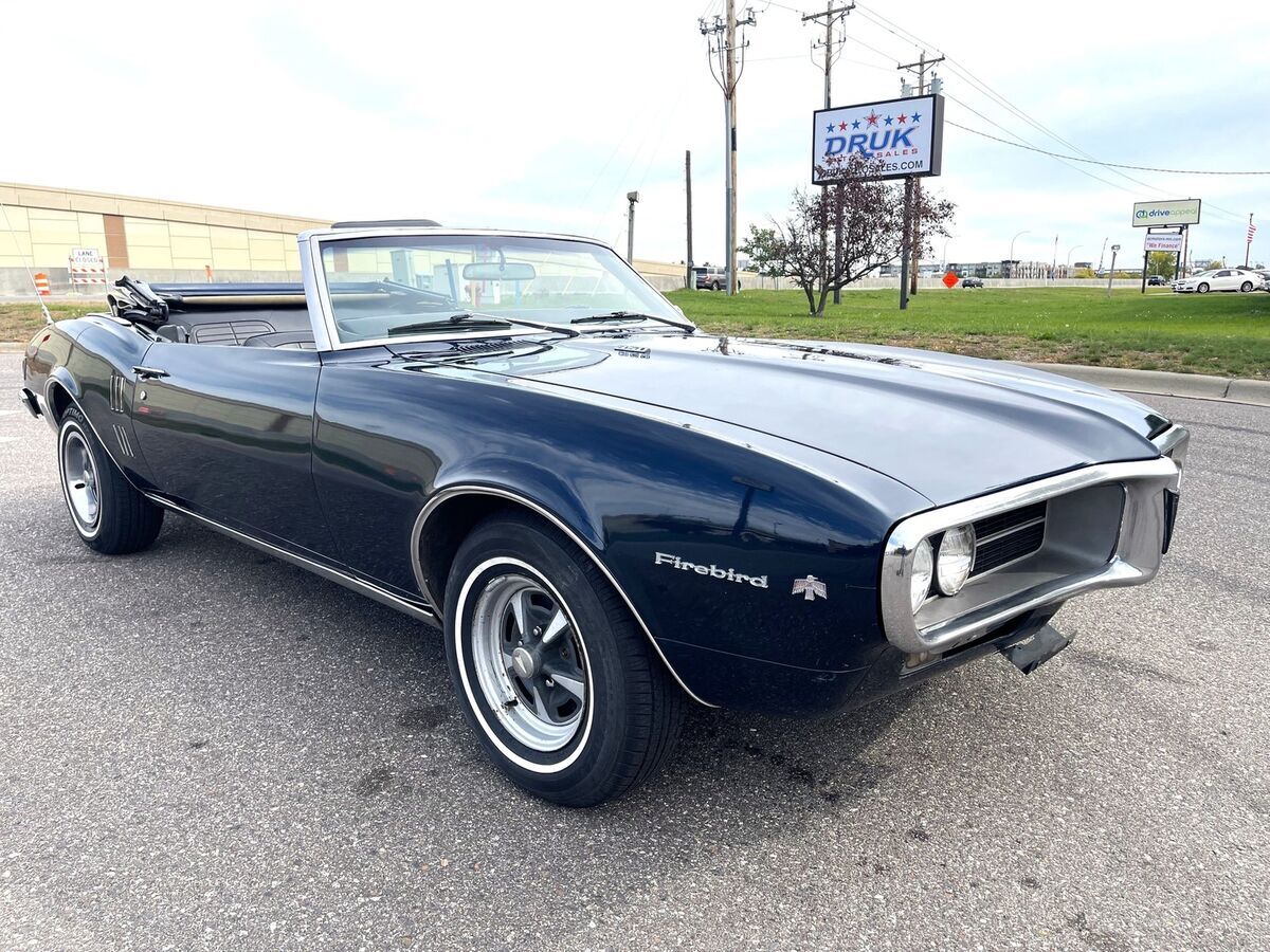 1968 pontiac firebird convertible 350 v8 4 speed