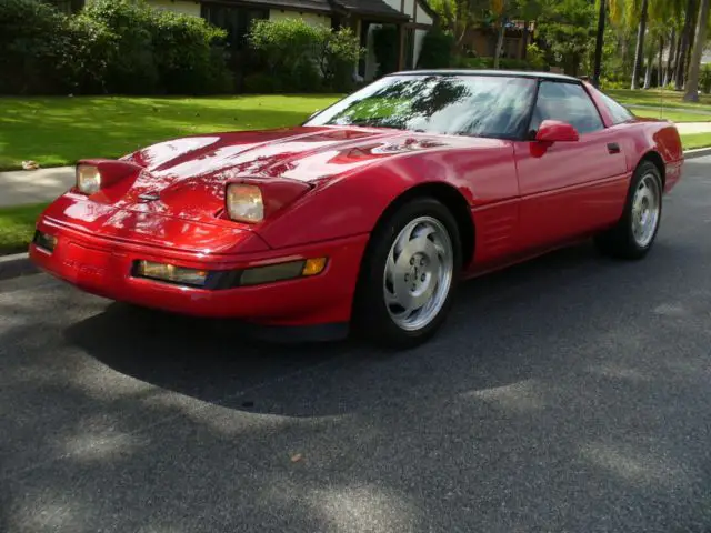 beautiful california rust free chevrolet corvette rare triple red must see