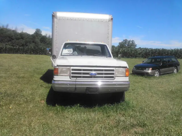 1991 ford f450 super duty box truck