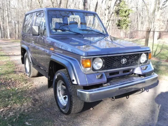 1987 land cruiser 2-dr turbo diesel 4wd lj70 only 32k miles very nice no reserve