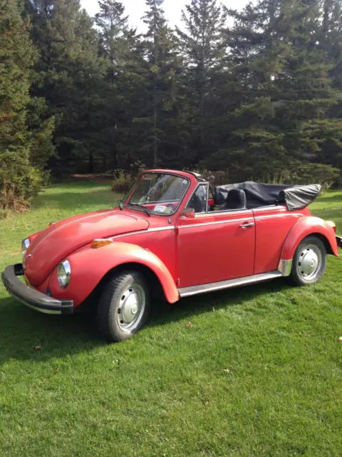 1976 vw super beetle convertible...no reserve !!
