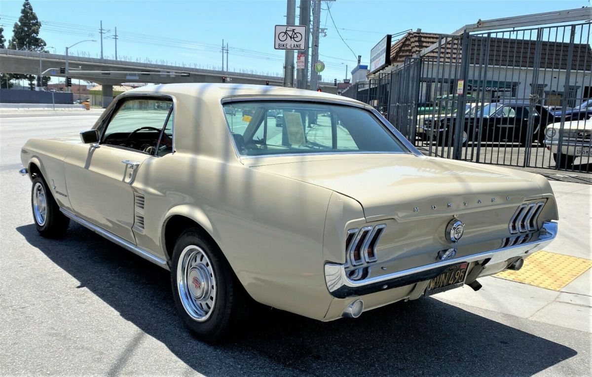 1967 ford mustang 289 v8 ca black plates 96k miles one family owned