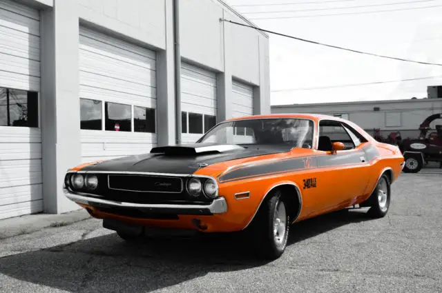 1970 dodge challenger t/a numbers matching 340/six pack with build sheet