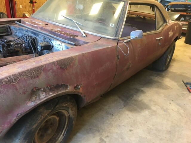 1968 camaro rs project for sale original motor and transmission