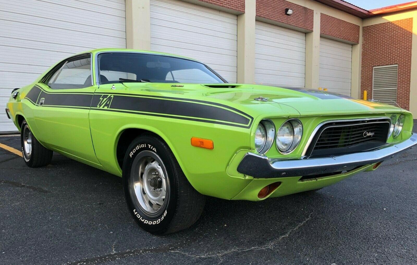 1974 dodge challenger rt 440 sublime green