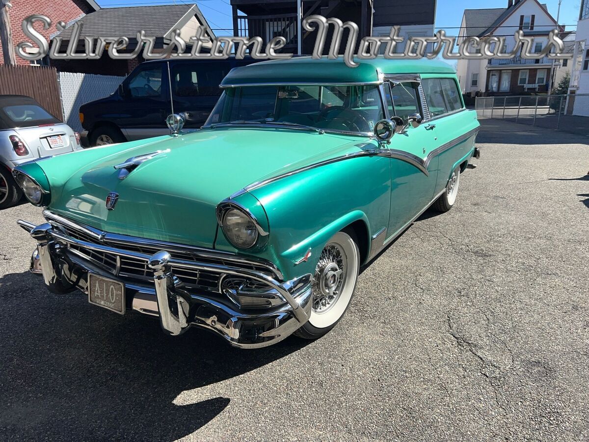 1956 two-tone green rare optioned upscale wagon