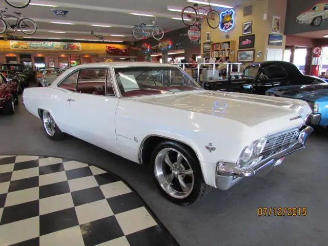 1965 impala 2 door hardtop pearl white